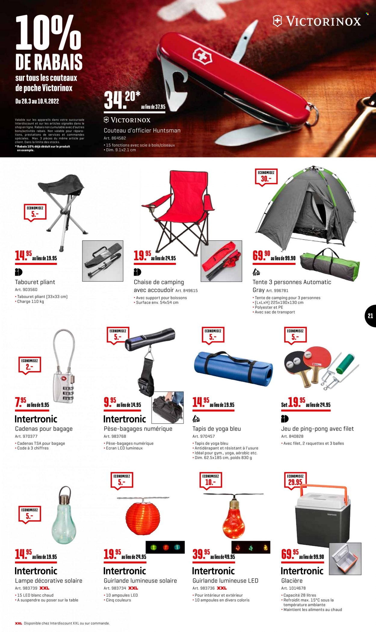 Volantino Interdiscount - 28.3.2022 - 3.4.2022. Pagina 21