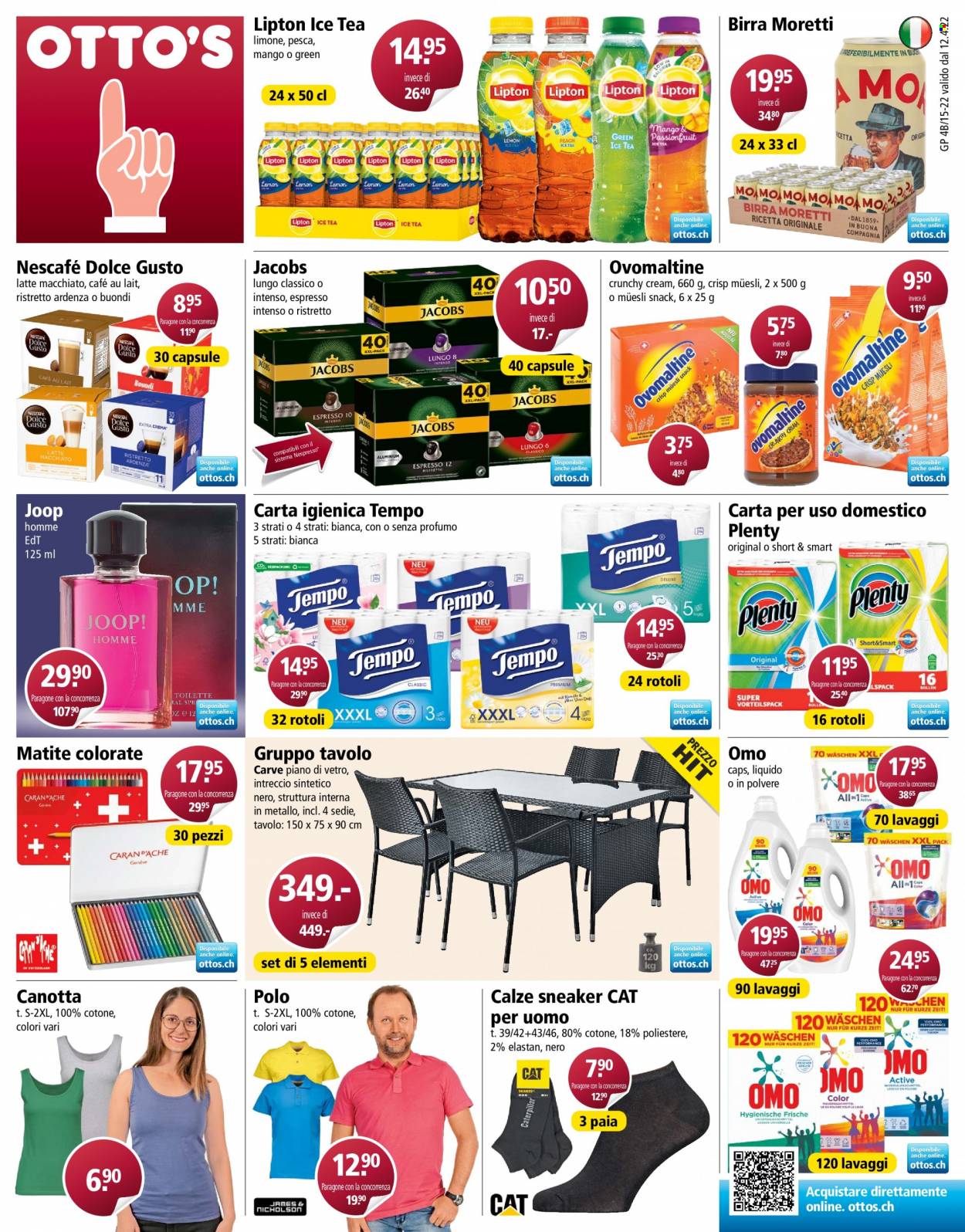 Volantino Otto's - 12.4.2022 - 18.4.2022. Pagina 1
