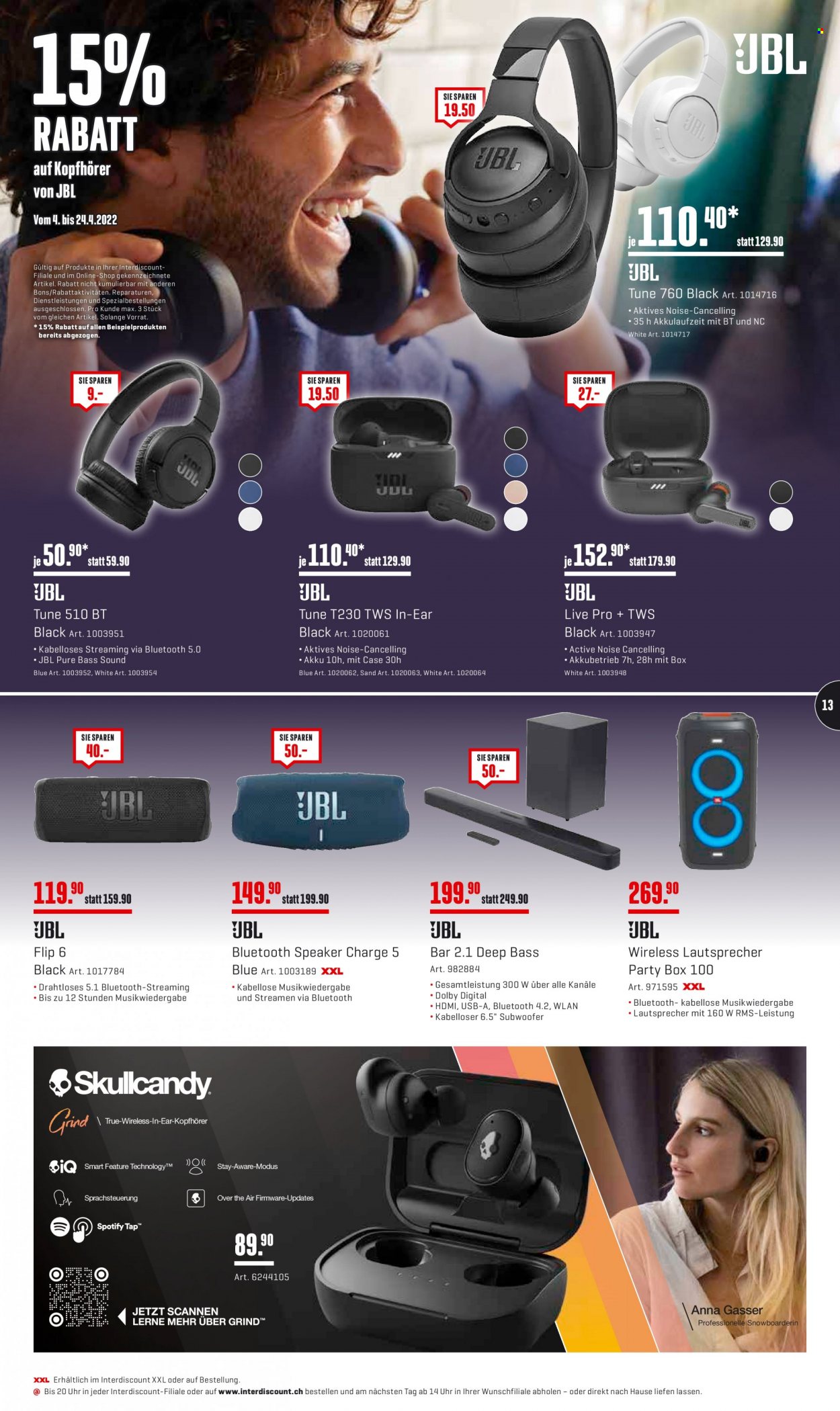 Volantino Interdiscount - 4.4.2022 - 24.4.2022. Pagina 13