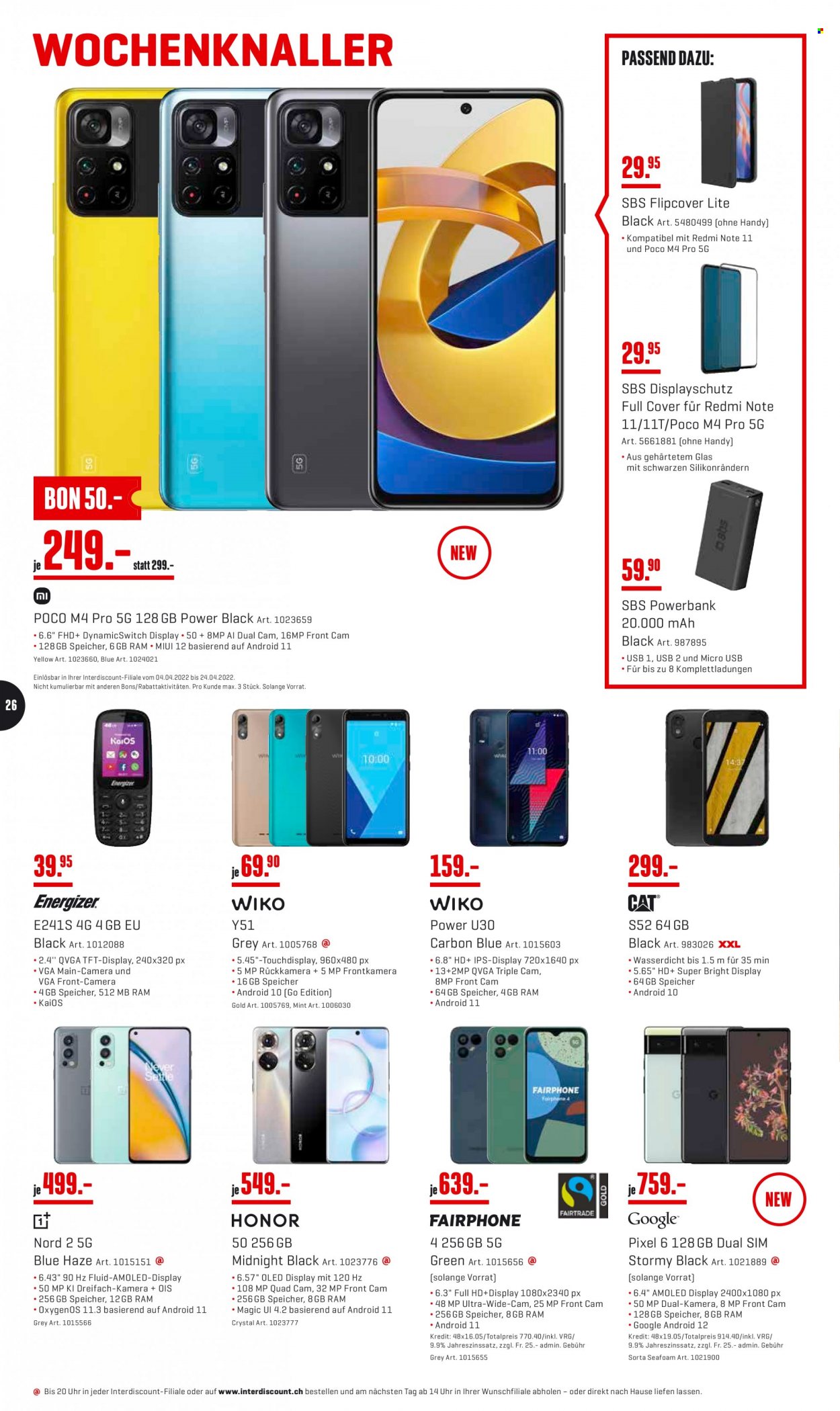 Volantino Interdiscount - 4.4.2022 - 24.4.2022. Pagina 26