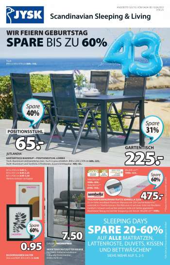 Catalogue JYSK - 4.4.2022 - 10.4.2022.