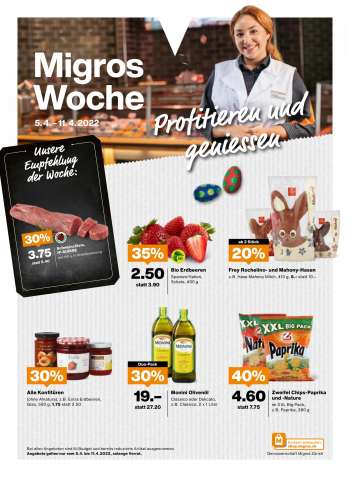 Volantino Migros - 5.4.2022 - 11.4.2022.