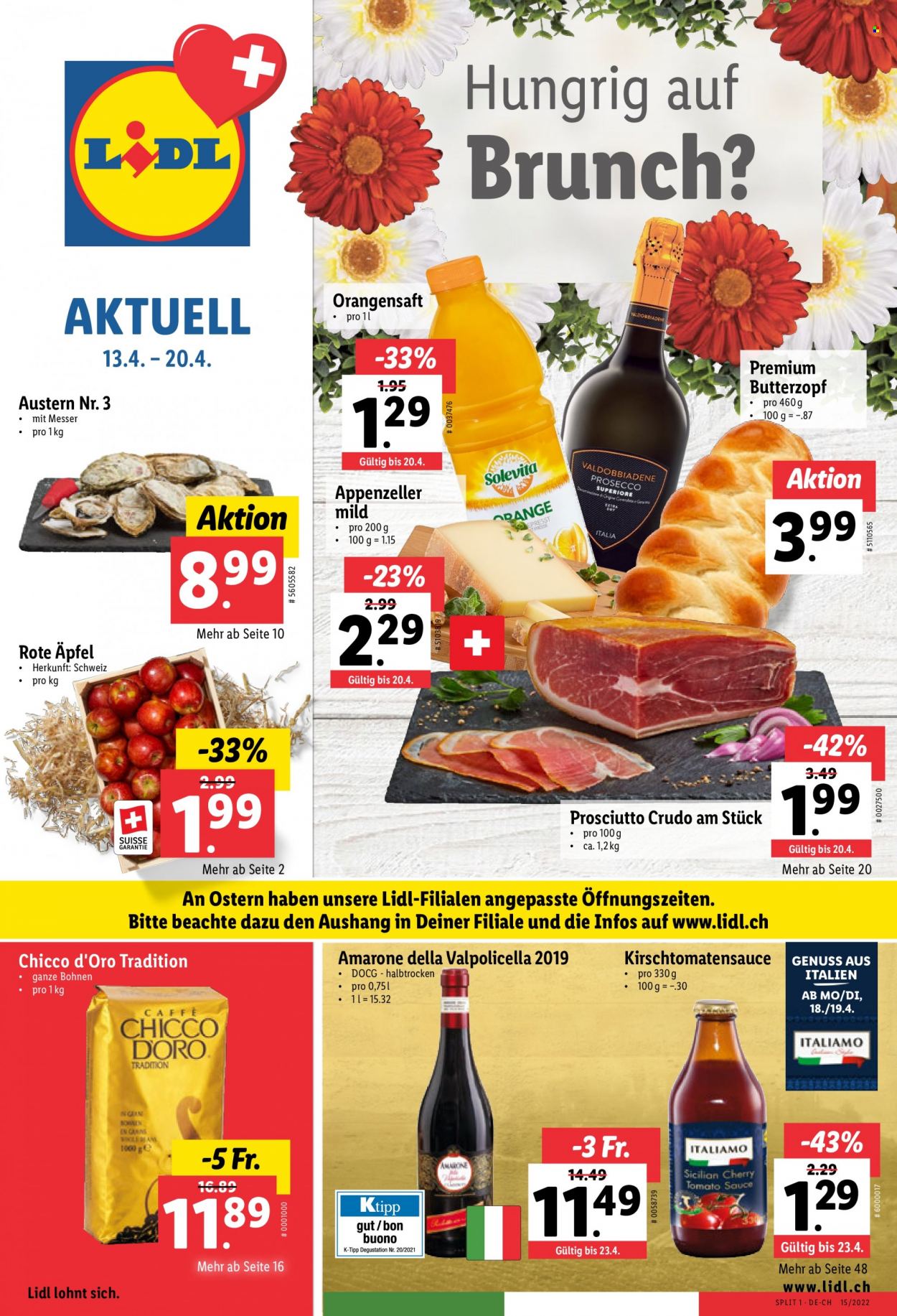 Catalogue Lidl - 13.4.2022 - 20.4.2022. Page 1