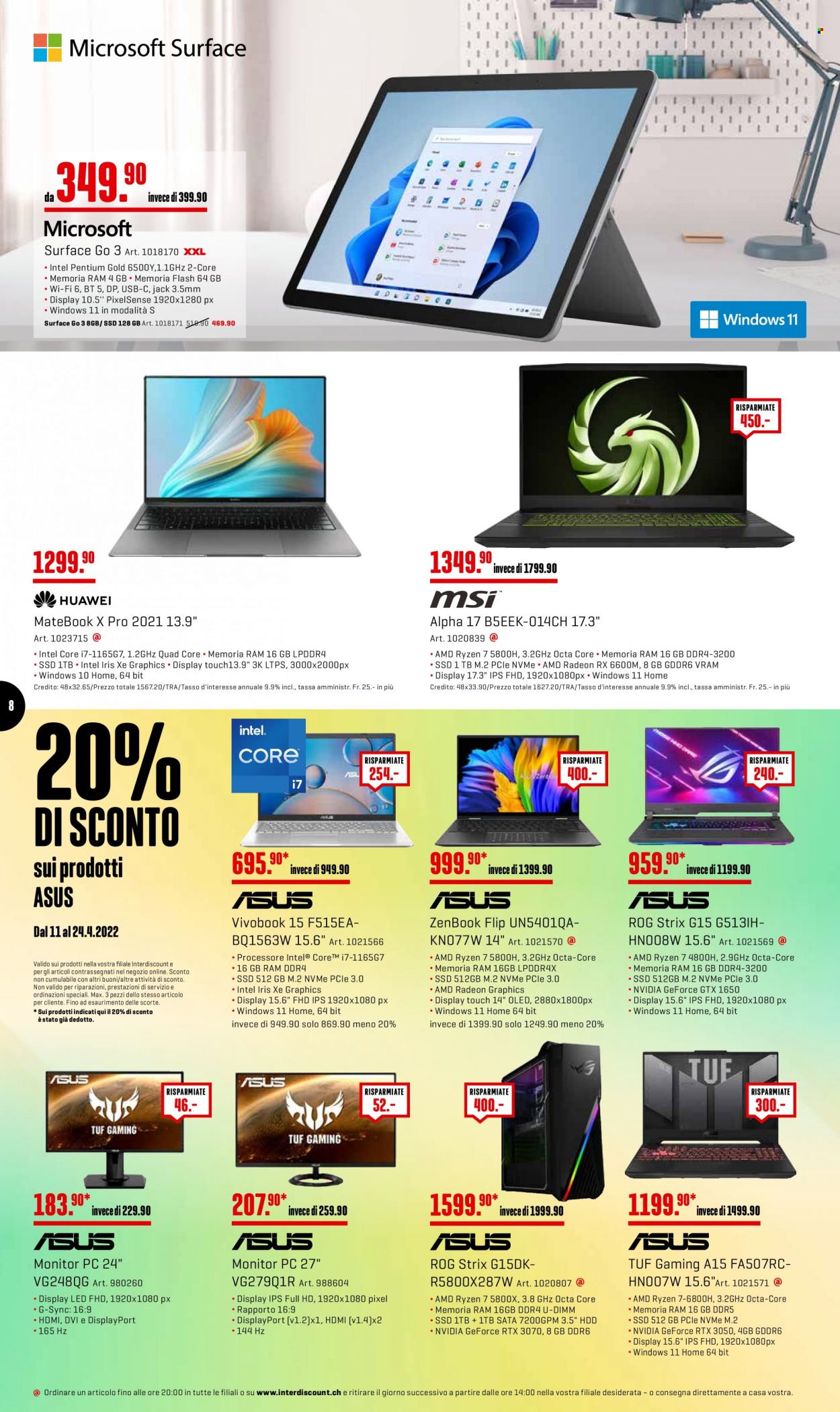 Volantino Interdiscount - 11.4.2022 - 24.4.2022. Pagina 8