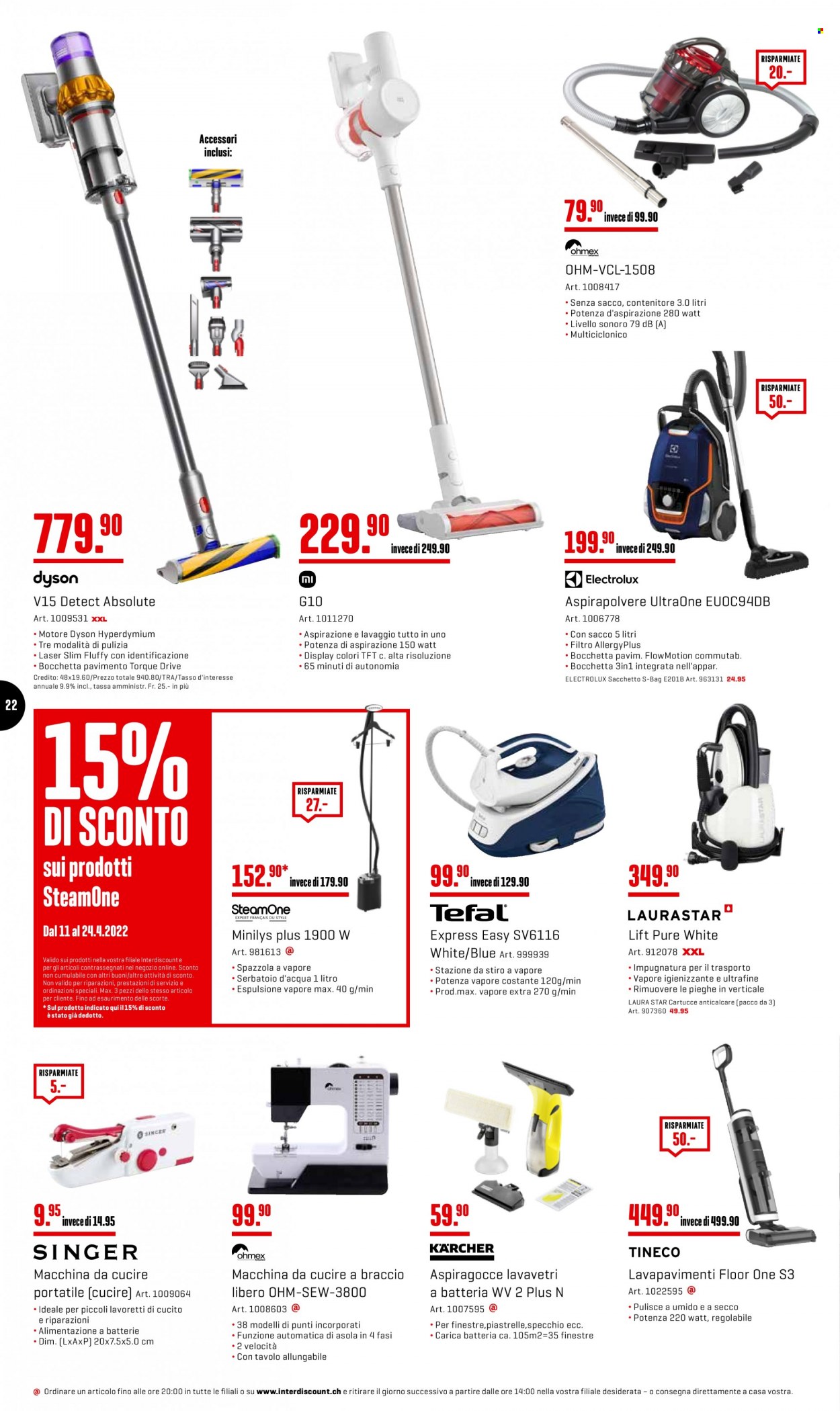 Volantino Interdiscount - 11.4.2022 - 24.4.2022. Pagina 22