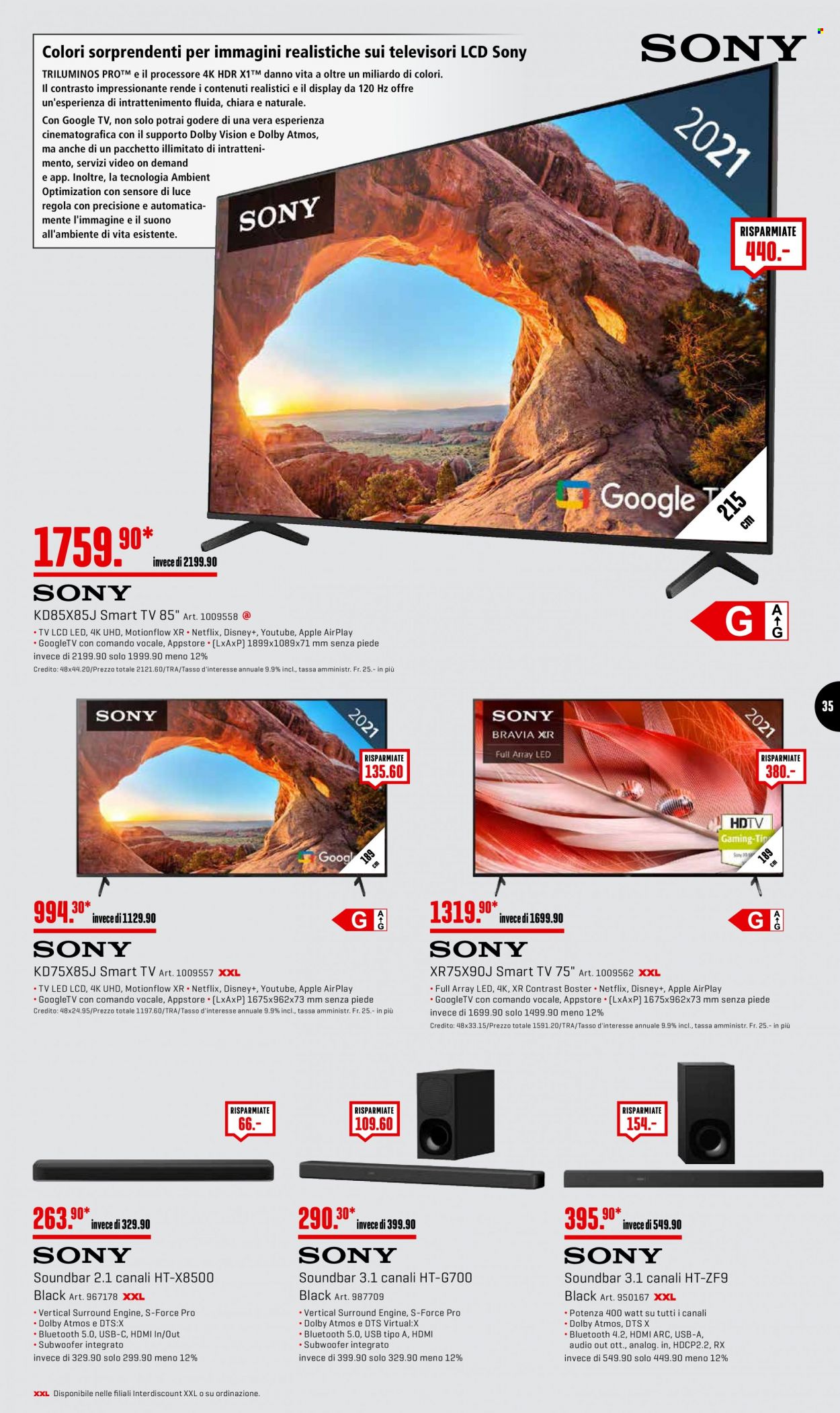 Volantino Interdiscount - 11.4.2022 - 24.4.2022. Pagina 35