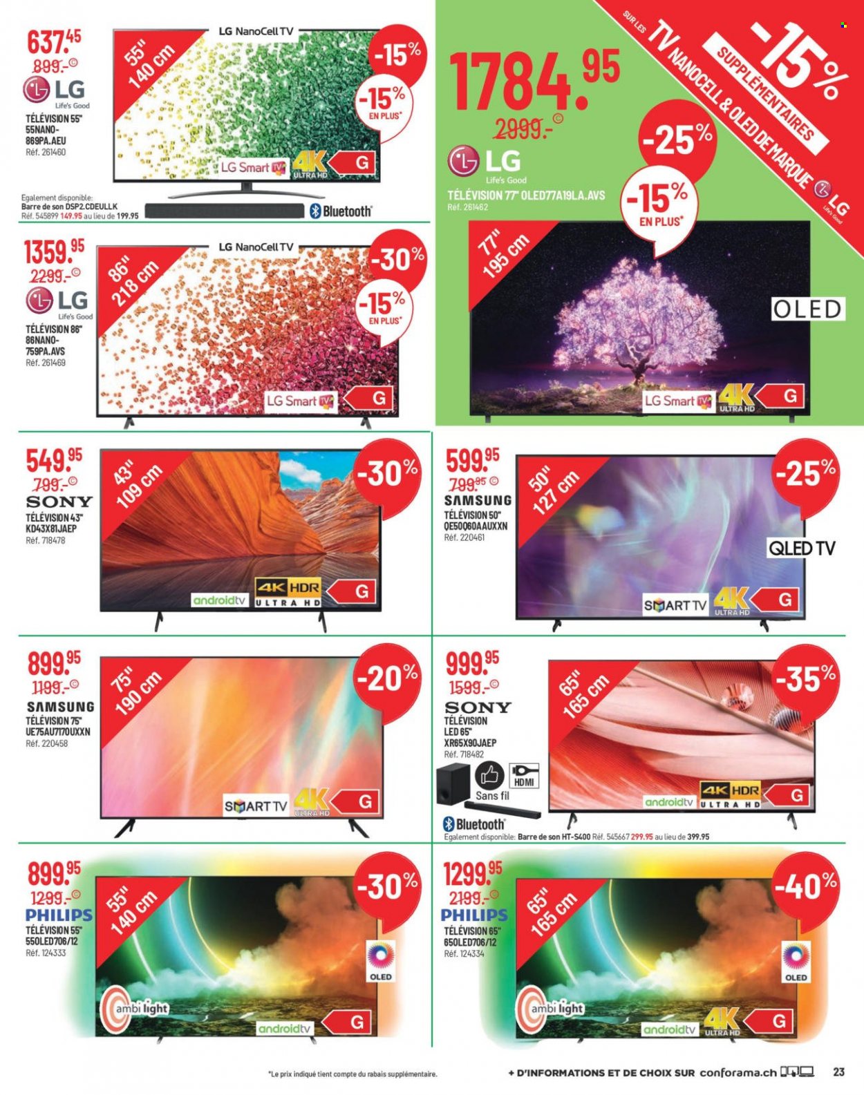 Volantino Conforama - 12.4.2022 - 25.4.2022. Pagina 23