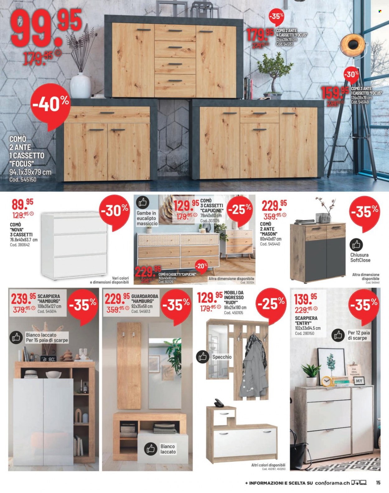 Volantino Conforama - 12.4.2022 - 25.4.2022. Pagina 15