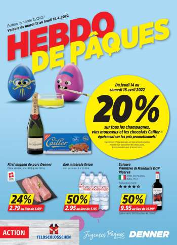 Catalogue Denner - 12.4.2022 - 18.4.2022.