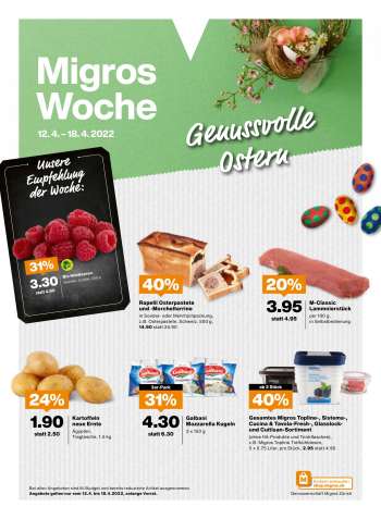Prospekte Migros - 12.4.2022 - 18.4.2022.