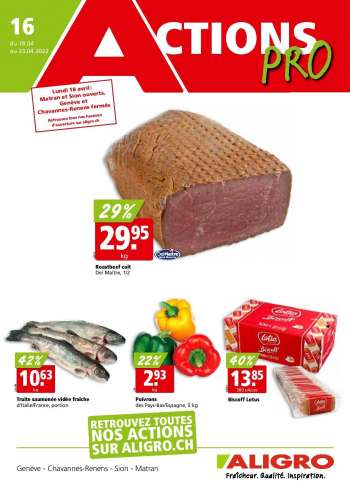 Catalogue ALIGRO - 18.4.2022 - 23.4.2022.
