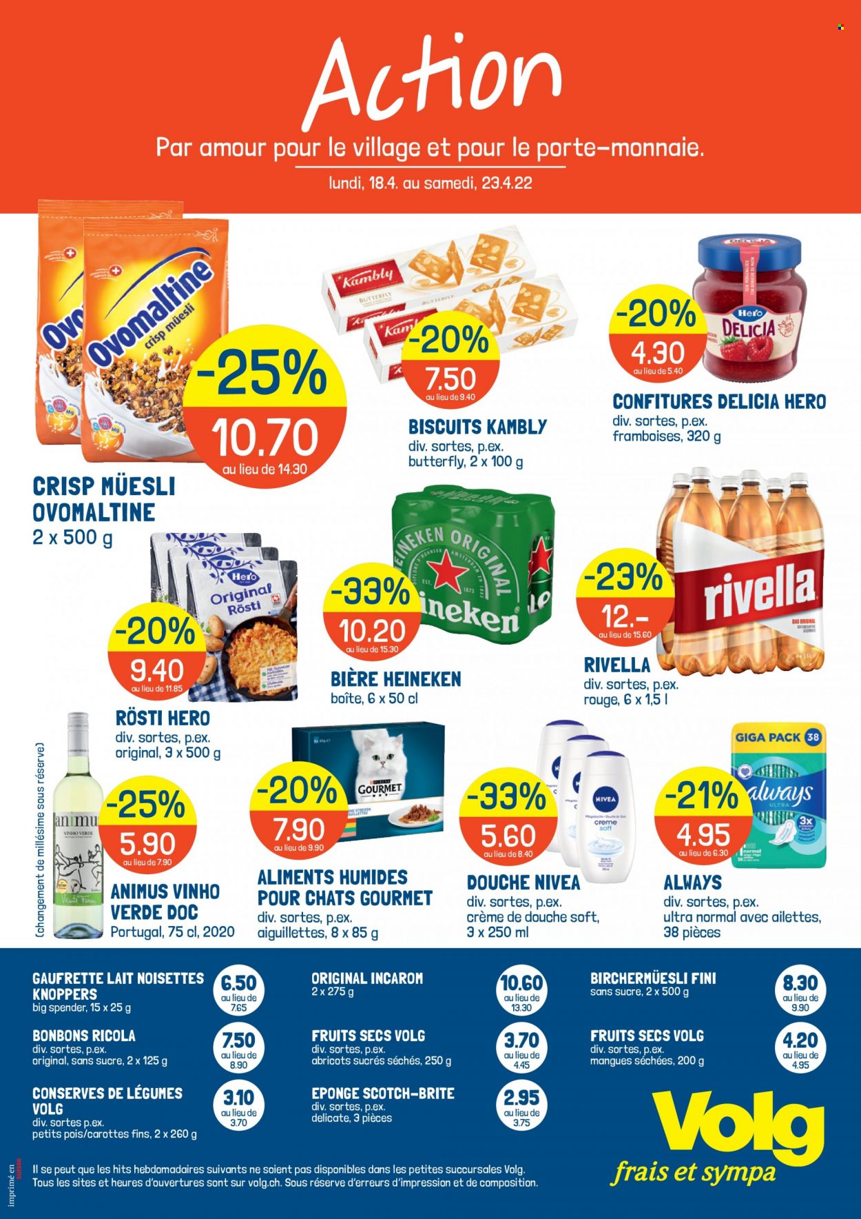 Volantino Volg - 18.4.2022 - 23.4.2022. Pagina 1