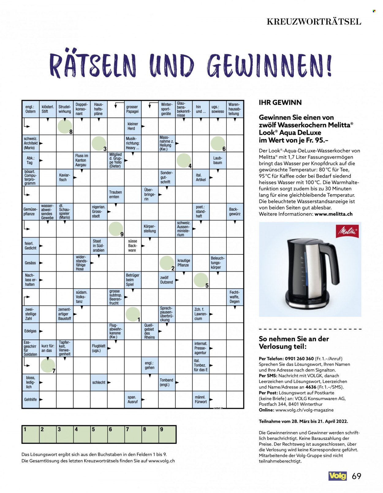 Catalogue Volg. Page 69