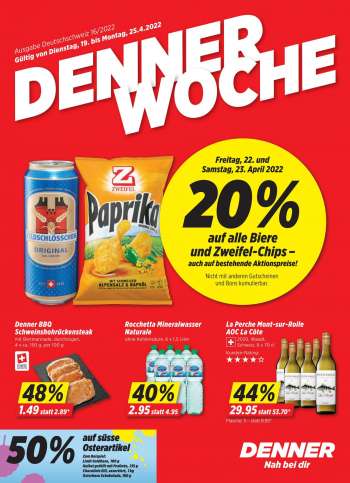 Catalogue Denner - 19.4.2022 - 25.4.2022.
