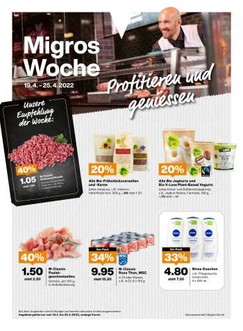 Prospekte Migros - 19.4.2022 - 25.4.2022.