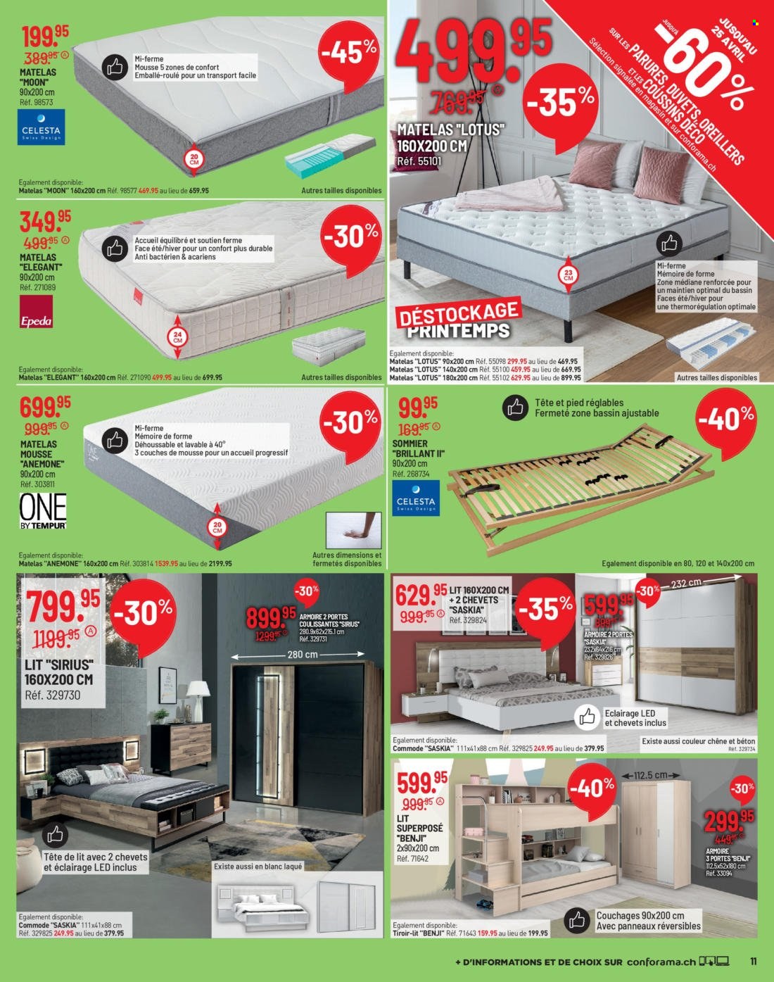 Prospekt Conforama - 19.4.2022 - 2.5.2022. Seite 11