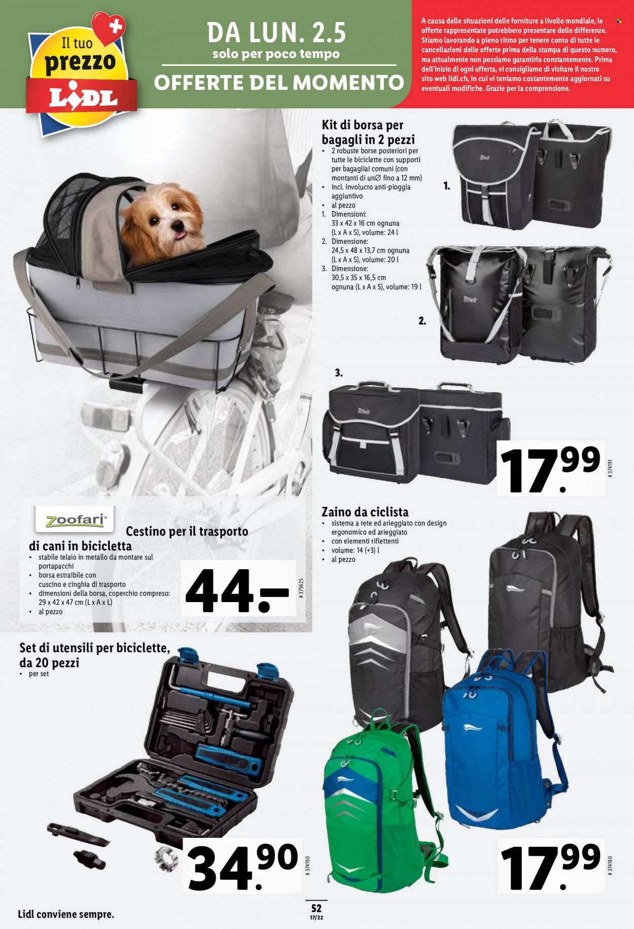 Volantino Lidl - 28.4.2022 - 4.5.2022. Pagina 52