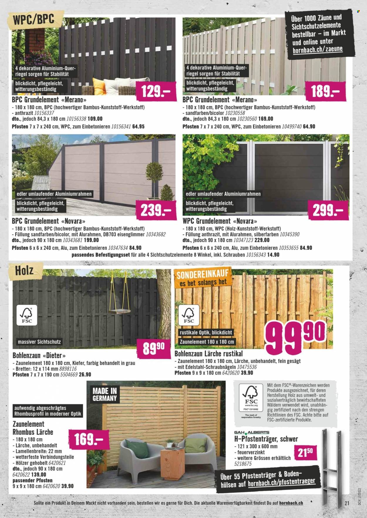 Prospekt Hornbach - 25.4.2022 - 25.5.2022. Seite 21