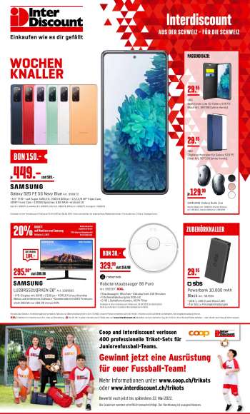 Volantino Interdiscount - 25.4.2022 - 8.5.2022.