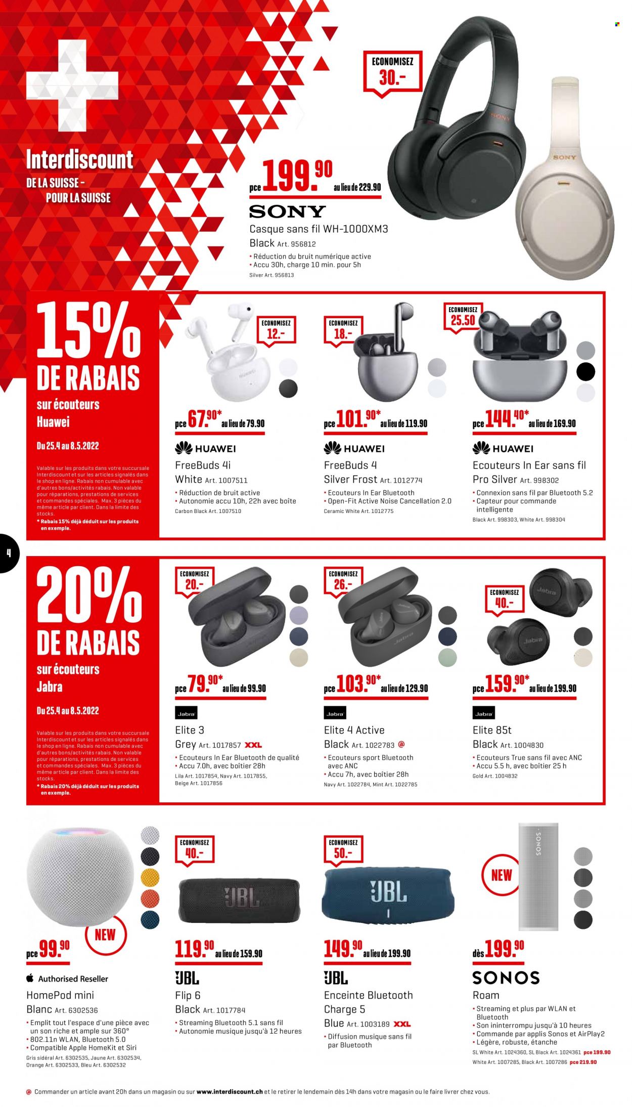 Catalogue Interdiscount - 25.4.2022 - 8.5.2022. Page 4