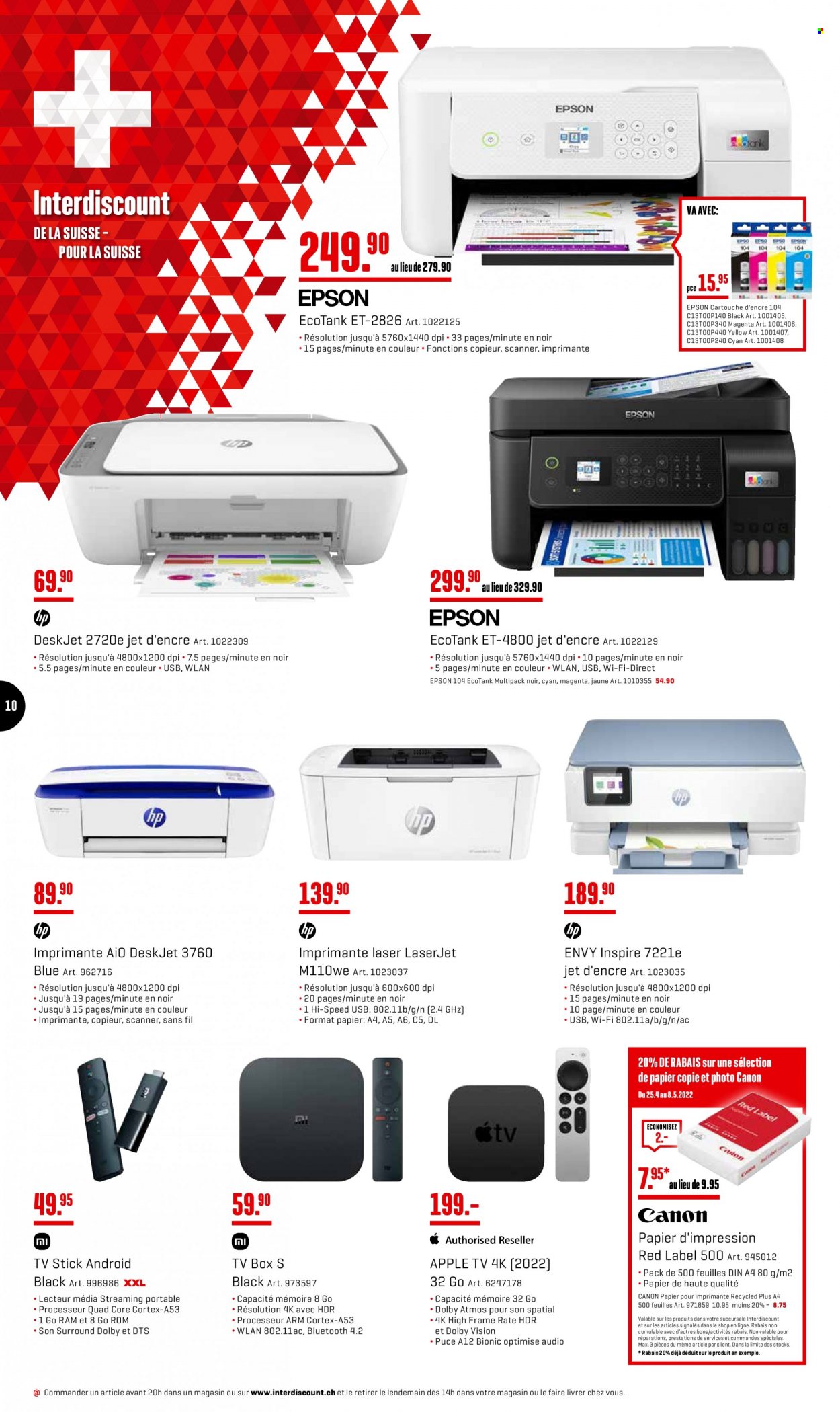 Catalogue Interdiscount - 25.4.2022 - 8.5.2022. Page 10