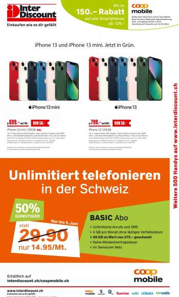 Volantino Interdiscount - 25.4.2022 - 8.5.2022.