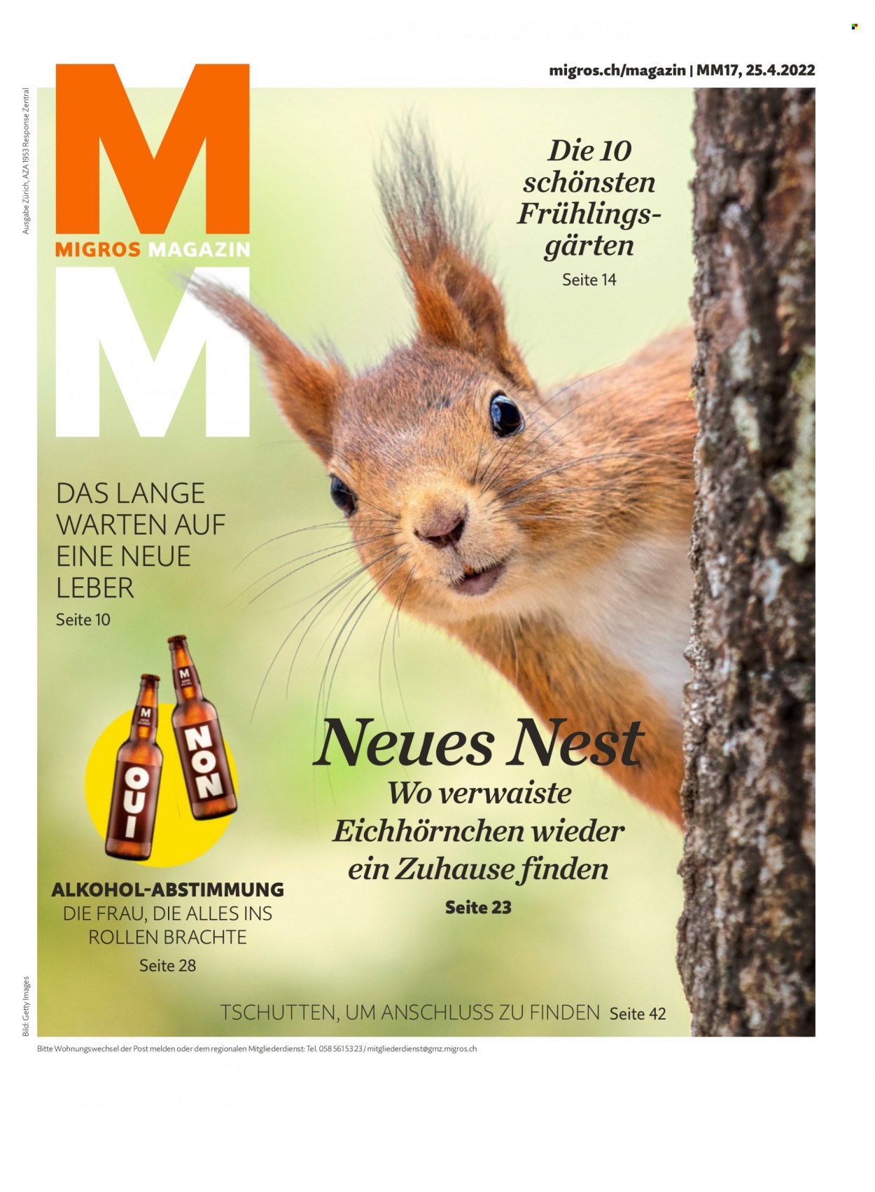 Prospekt Migros - 25.4.2022 - 1.5.2022. Seite 1