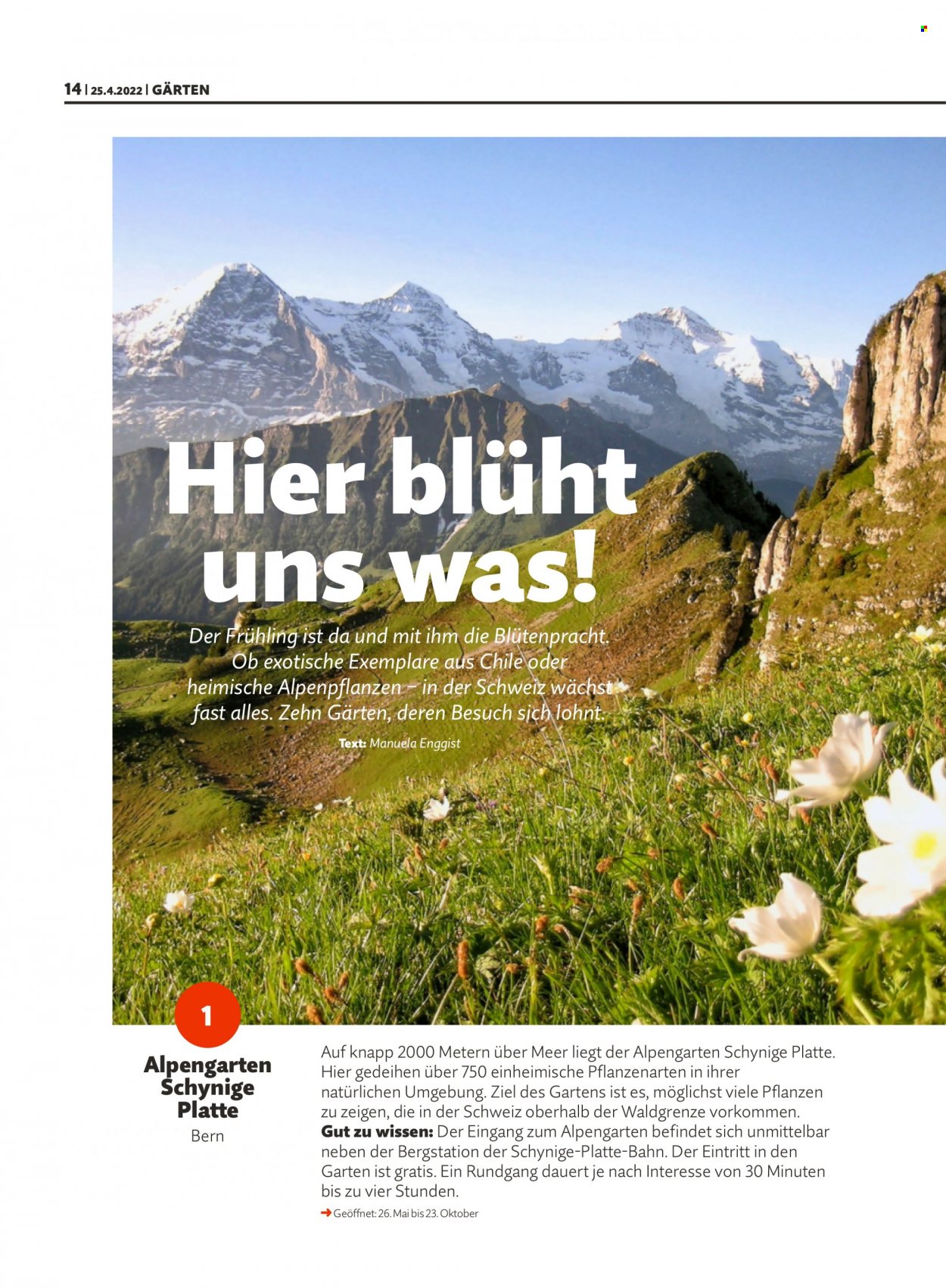 Prospekt Migros - 25.4.2022 - 1.5.2022. Seite 14