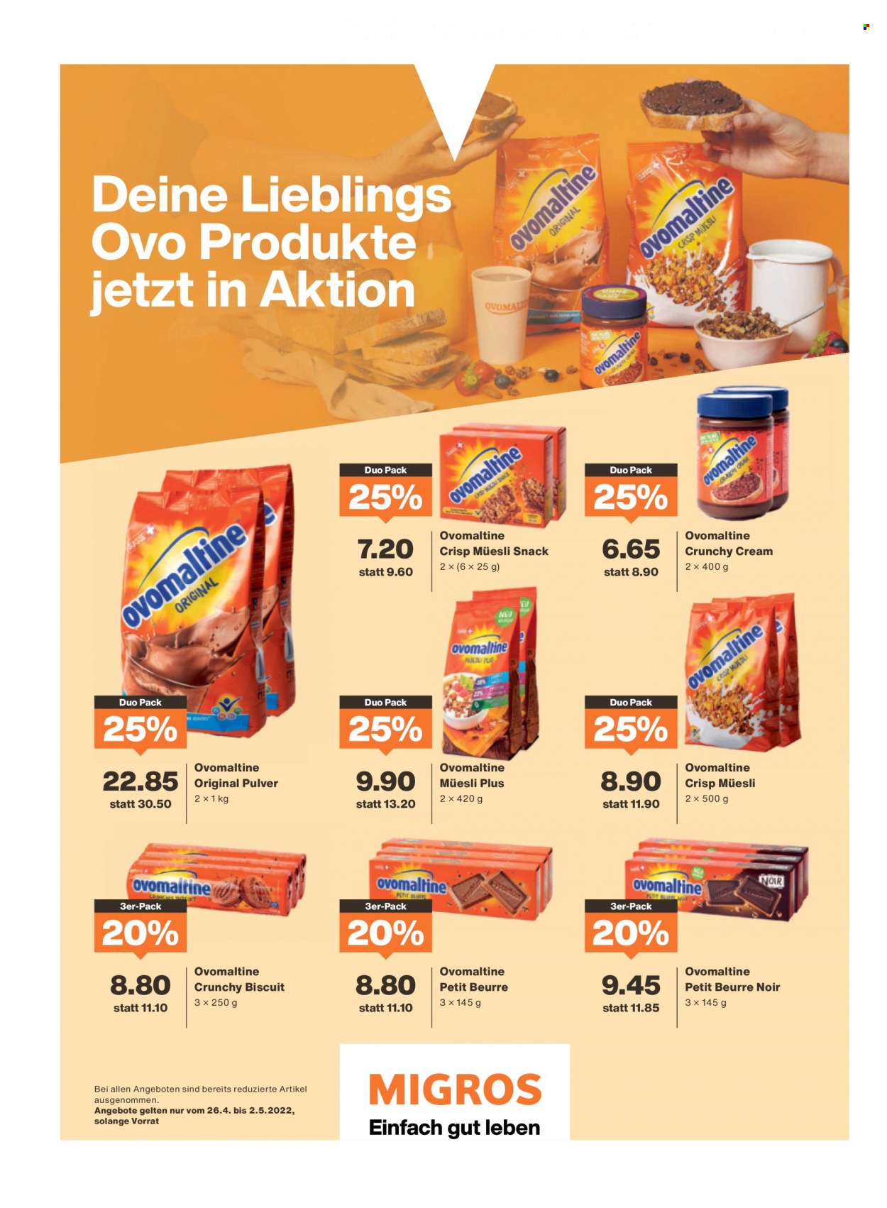 Prospekt Migros - 25.4.2022 - 1.5.2022. Seite 22