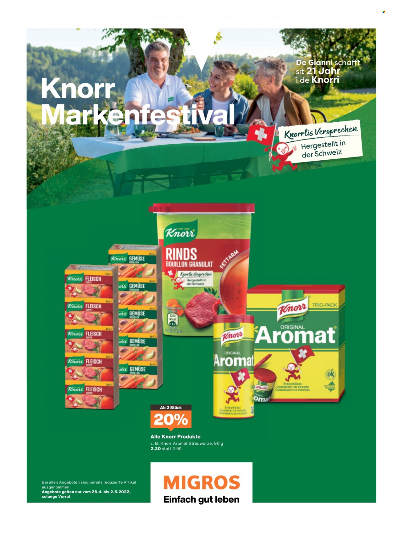Prospekt Migros - 25.4.2022 - 1.5.2022. Seite 30