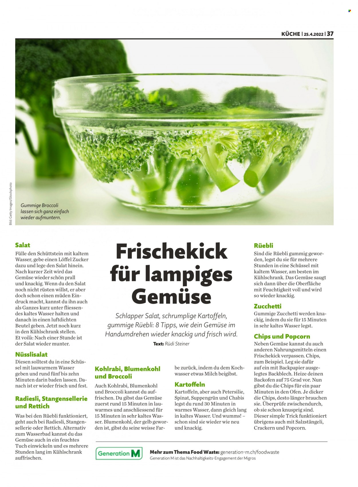 Prospekt Migros - 25.4.2022 - 1.5.2022. Seite 37