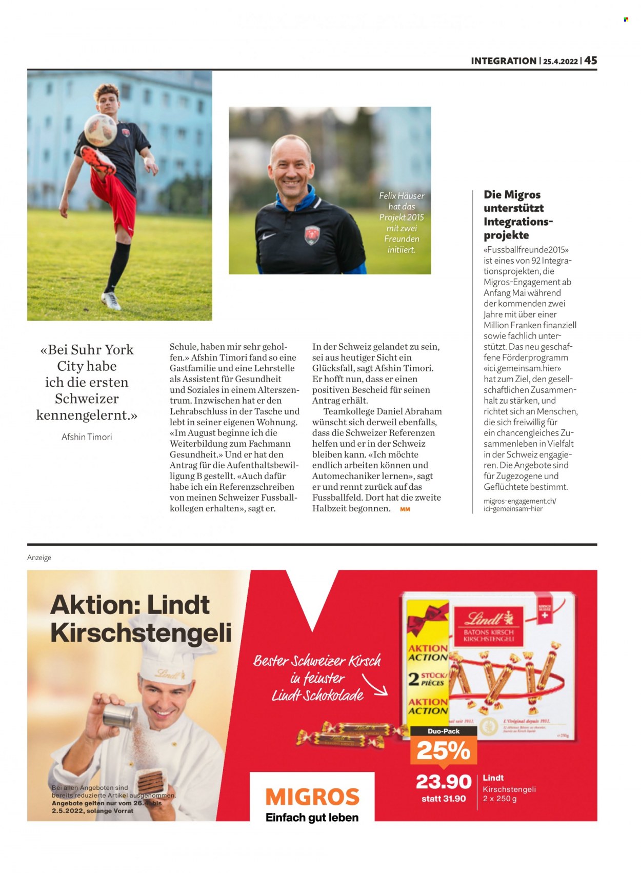 Prospekt Migros - 25.4.2022 - 1.5.2022. Seite 45