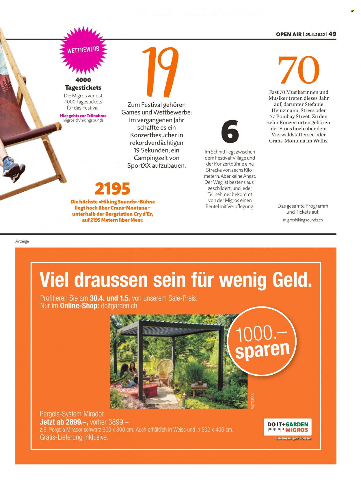 Prospekt Migros - 25.4.2022 - 1.5.2022. Seite 49