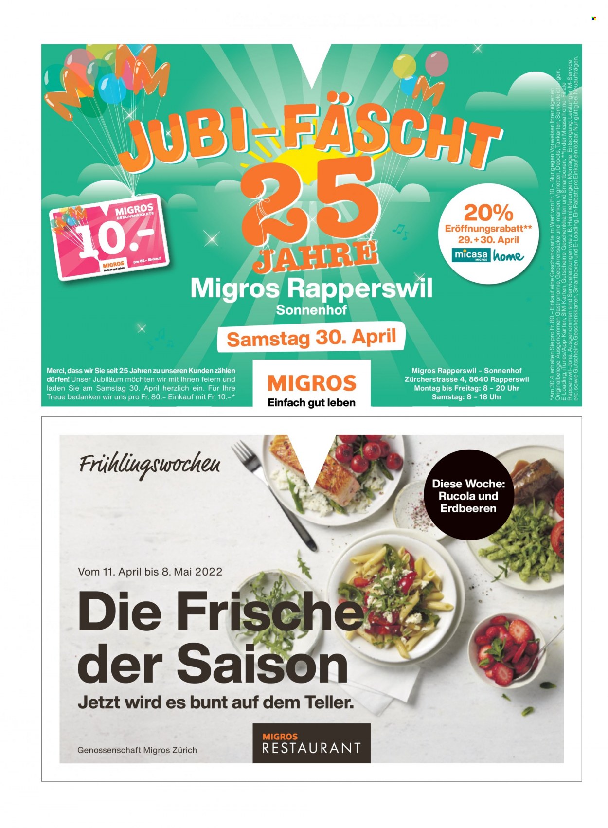 Prospekt Migros - 25.4.2022 - 1.5.2022. Seite 52