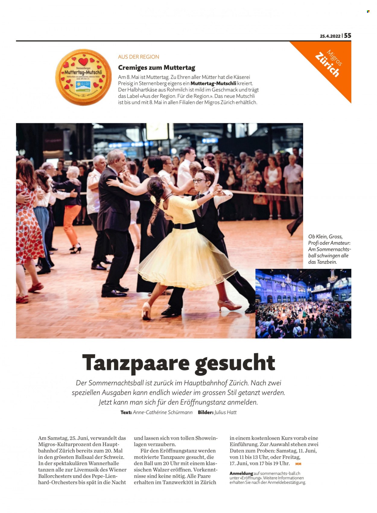 Prospekt Migros - 25.4.2022 - 1.5.2022. Seite 55
