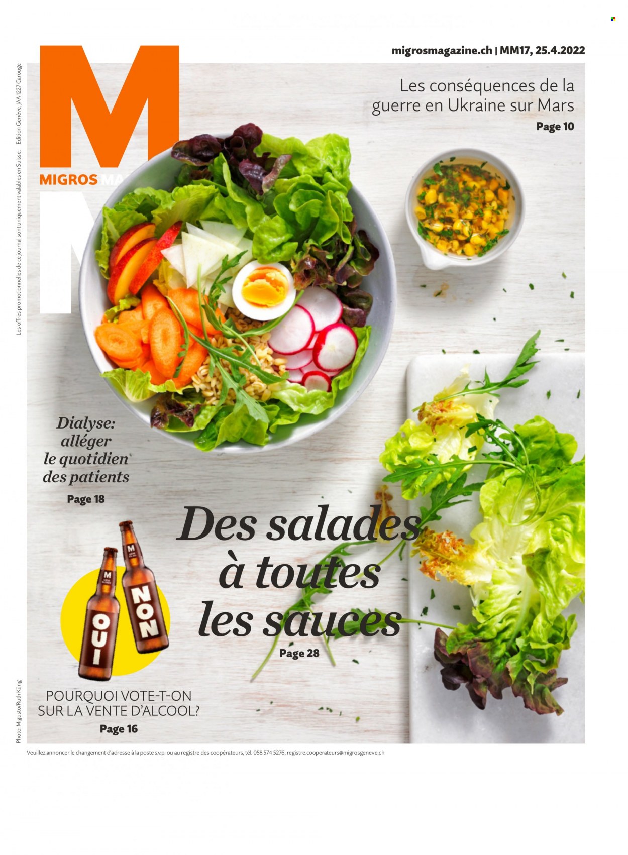 Prospekt Migros - 25.4.2022 - 1.5.2022. Seite 1