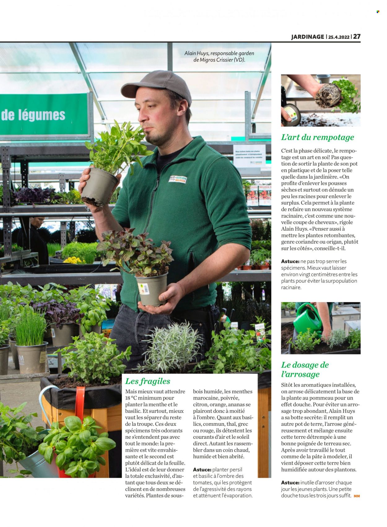 Prospekt Migros - 25.4.2022 - 1.5.2022. Seite 27