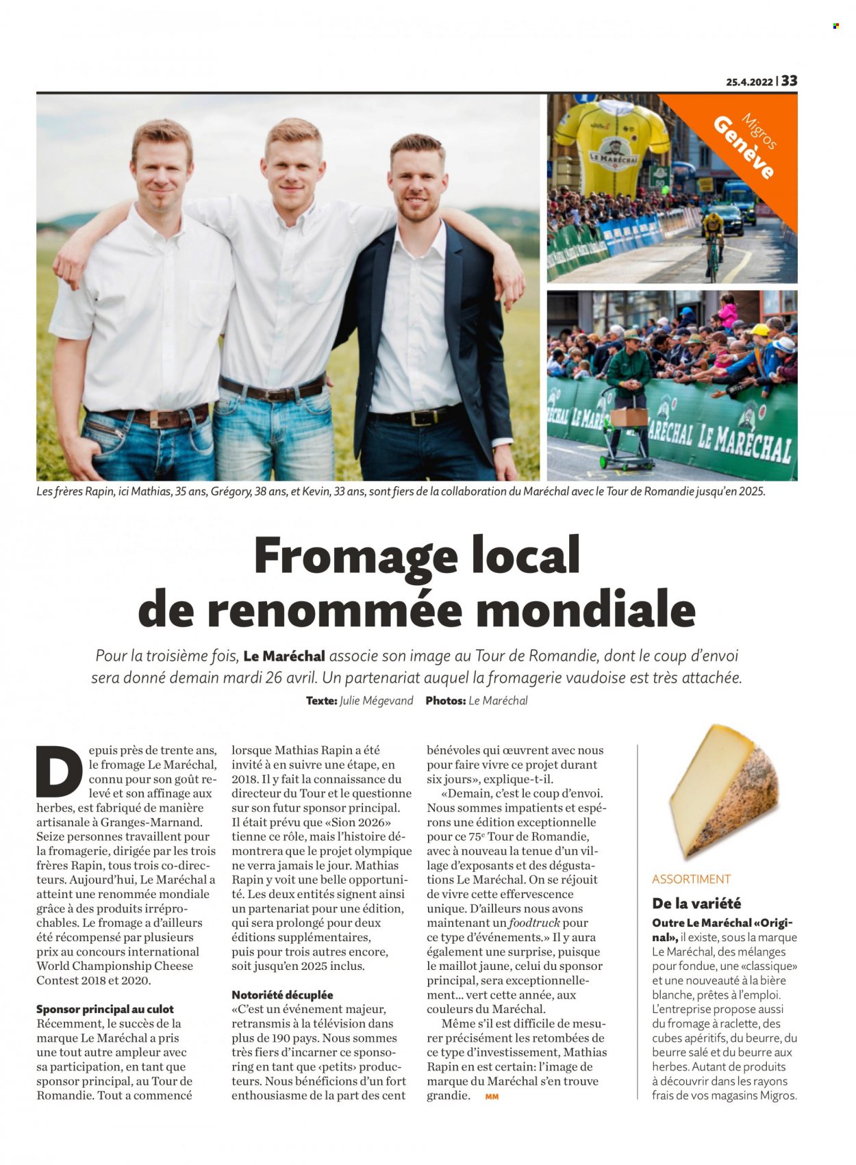 Prospekt Migros - 25.4.2022 - 1.5.2022. Seite 33
