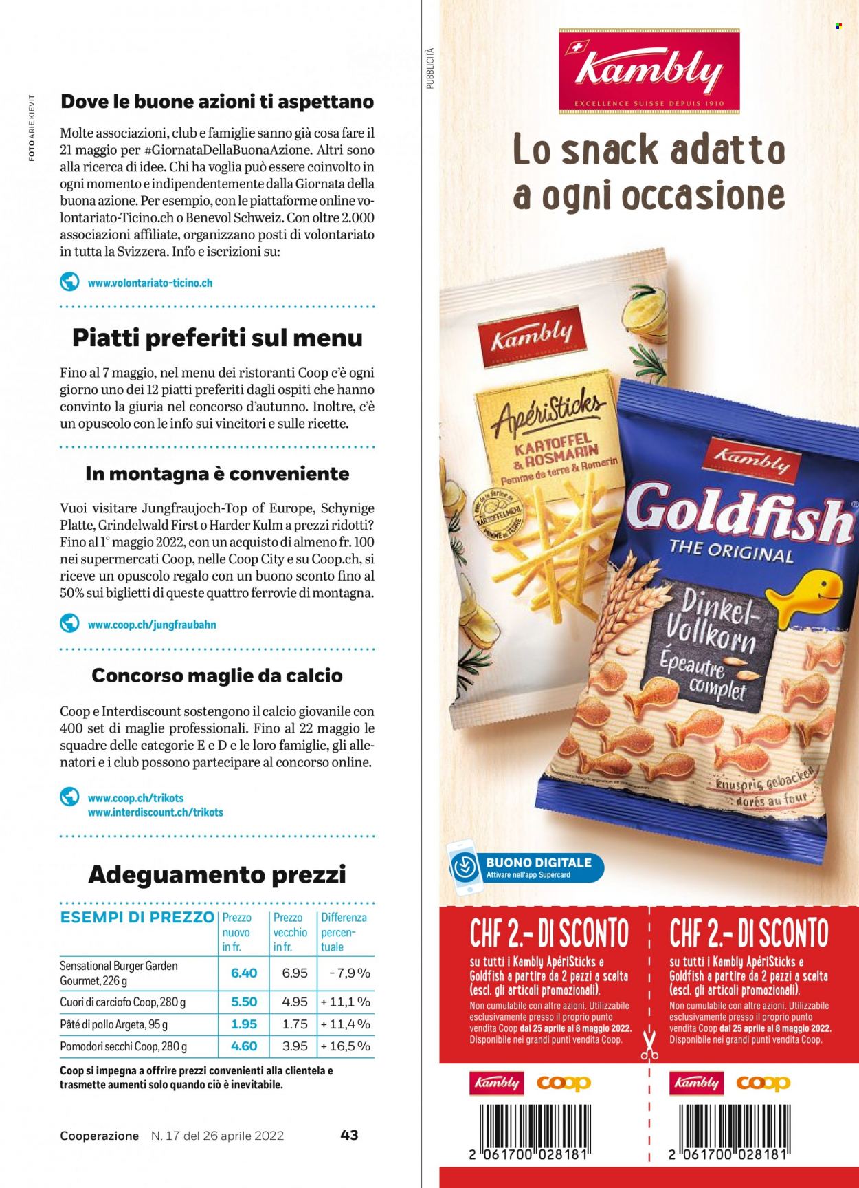 Prospekt Coop - 26.4.2022 - 2.5.2022. Seite 43
