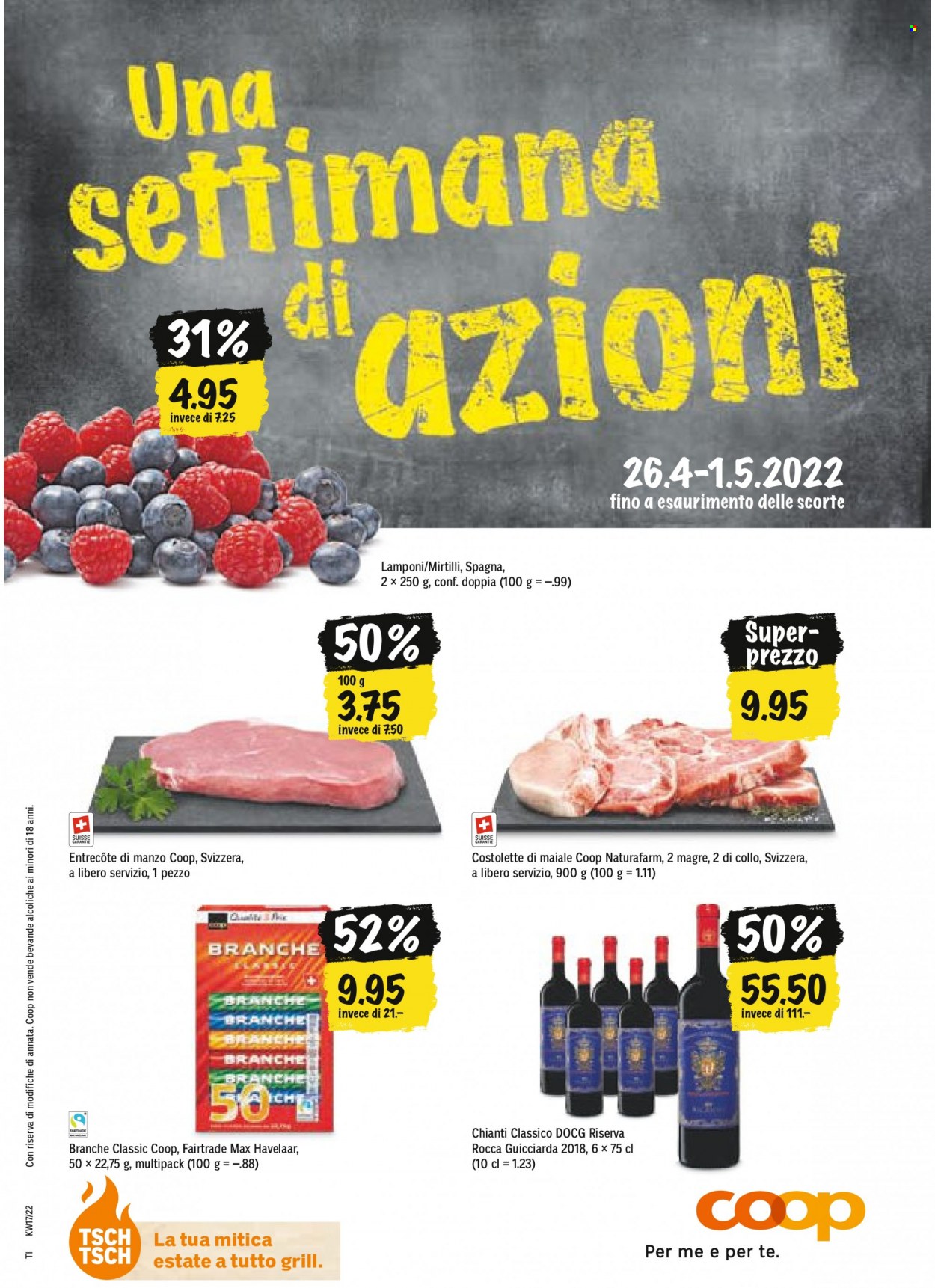 Prospekt Coop - 26.4.2022 - 1.5.2022. Seite 1
