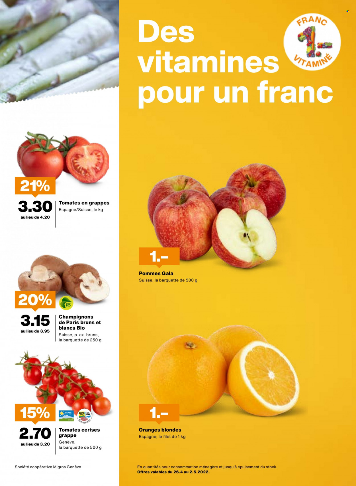Prospekt Migros - 26.4.2022 - 2.5.2022. Seite 3