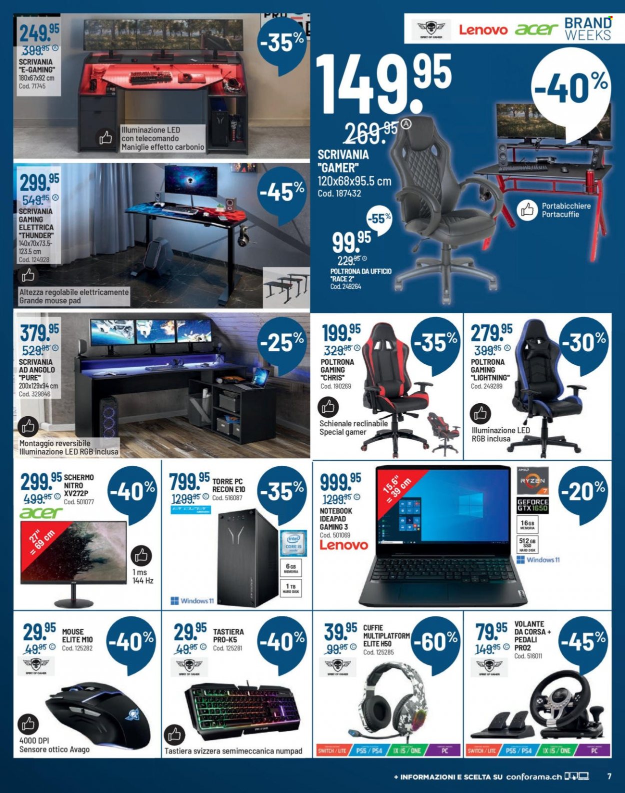 Volantino Conforama - 26.4.2022 - 9.5.2022. Pagina 7