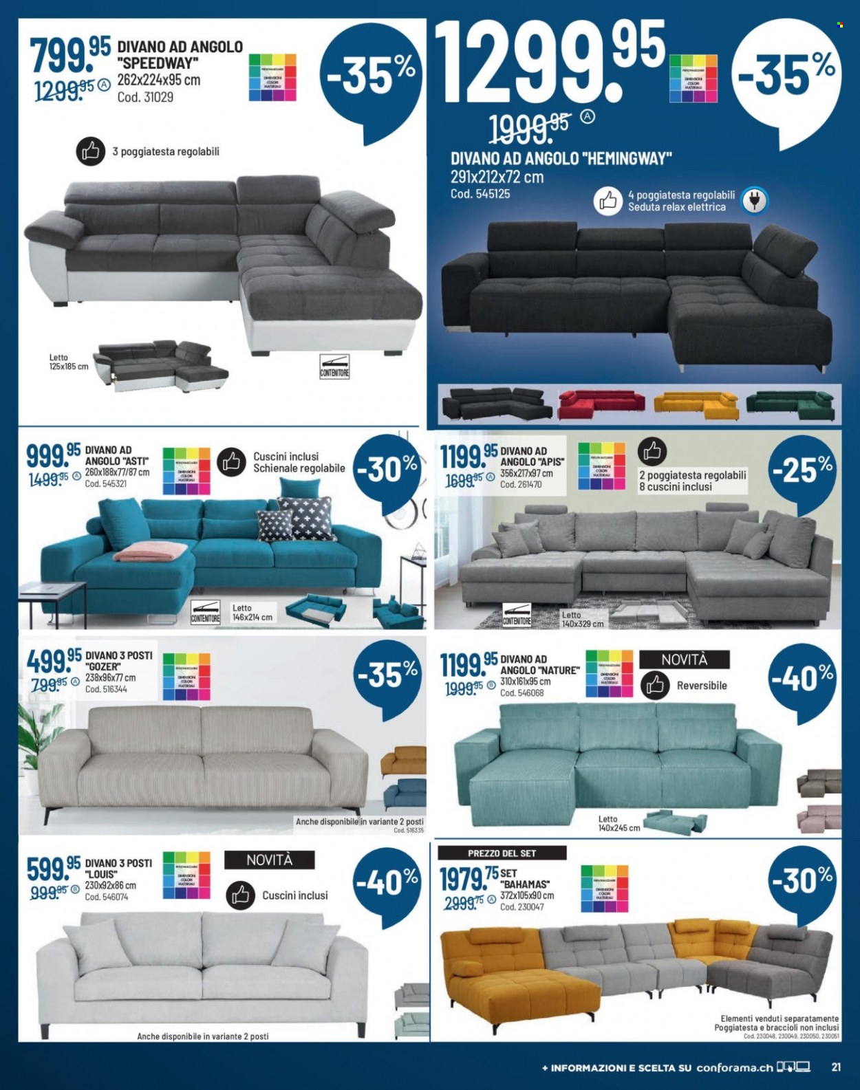 Volantino Conforama - 26.4.2022 - 9.5.2022. Pagina 21