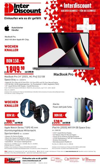 Volantino Interdiscount - 2.5.2022 - 8.5.2022.