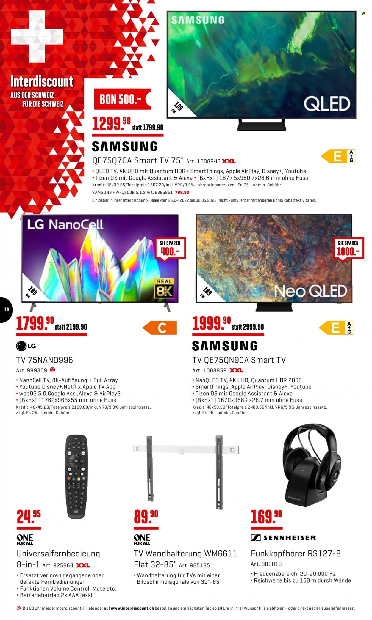 Catalogue Interdiscount - 2.5.2022 - 8.5.2022. Page 16