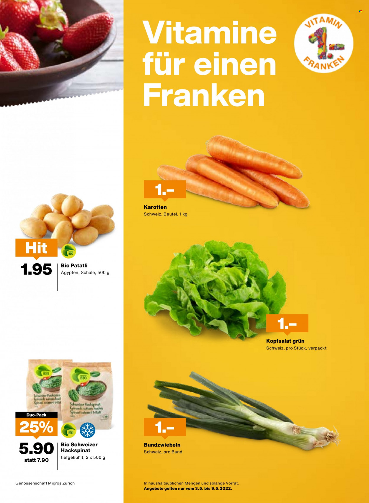 Catalogue Migros - 3.5.2022 - 9.5.2022. Page 3