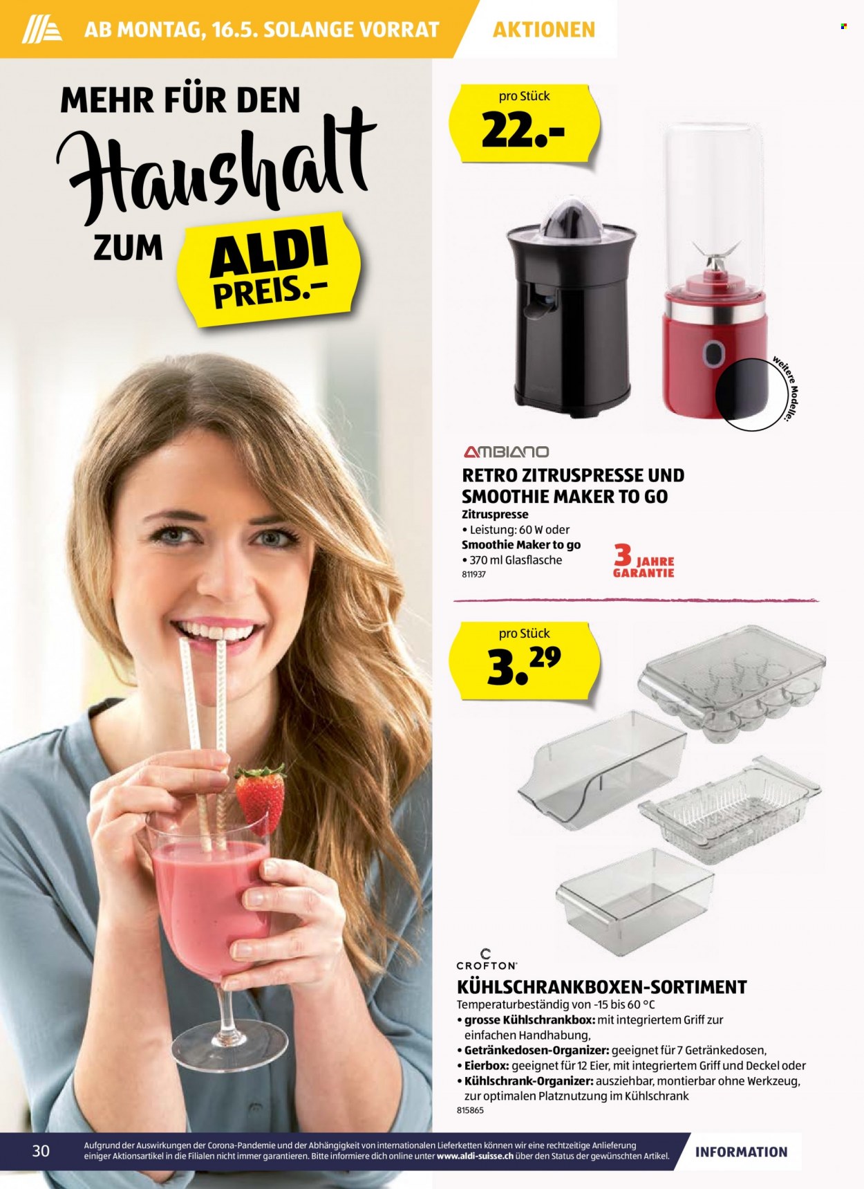 Prospekt Aldi - 12.5.2022 - 18.5.2022. Seite 30