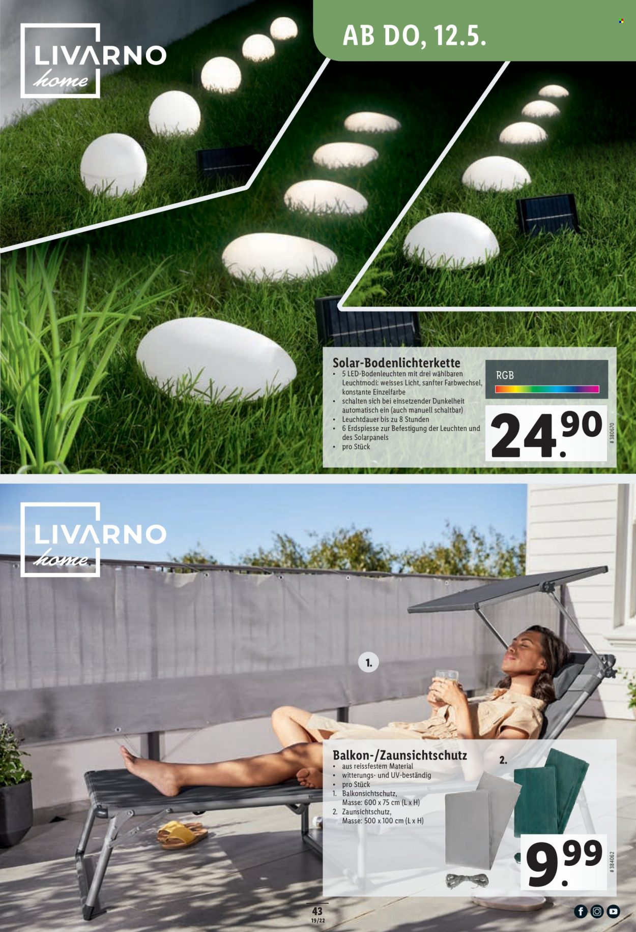 Prospekt Lidl - 12.5.2022 - 18.5.2022. Seite 43