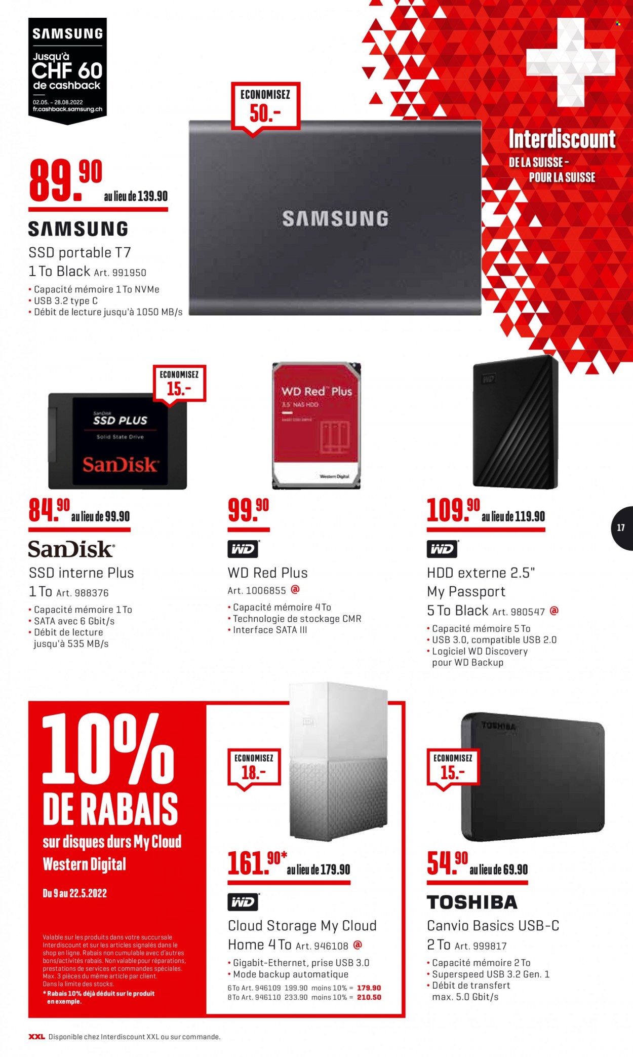 Volantino Interdiscount - 9.5.2022 - 22.5.2022. Pagina 17