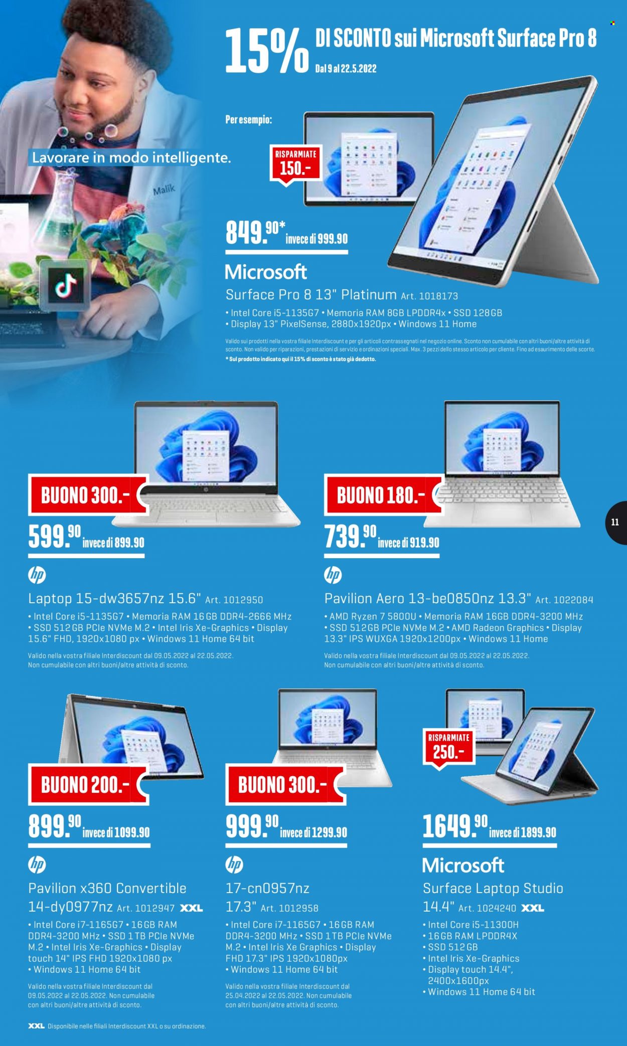 Volantino Interdiscount - 9.5.2022 - 22.5.2022. Pagina 11